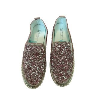 Muguan Company Rhinestone Slip On Sneakers - Size 8.5 Wide